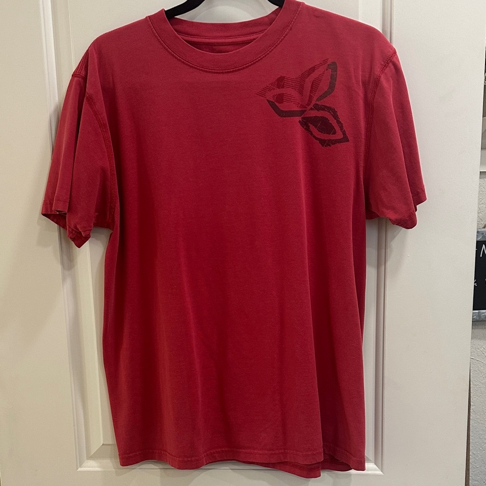 Prana Red Short Sleeve Men's Tee